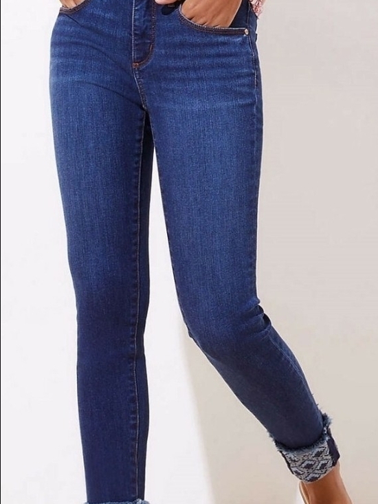 LOFT Denim - Loft Women Modern Skinny Cropped Denim De Jeams Size 2